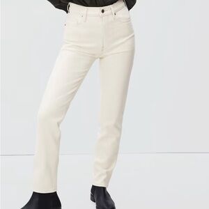 Everlane The Cheeky White Denim Jeans